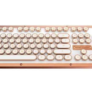 NEW IN BOX Azio Retro Classic Bluetooth (Posh) - Wireless/USB Wired keyboard